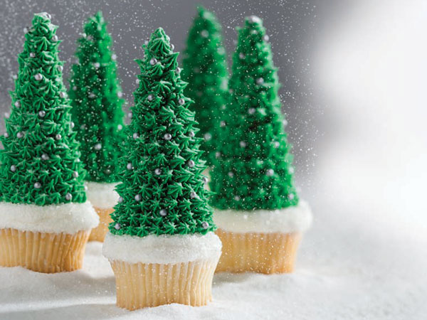 Winter Wonderland Holiday Tree Cupcake Mold