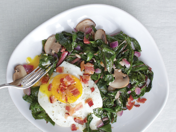 Sauteed Chard and Eggs-image