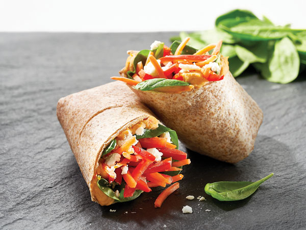 Veggie Wrap Recipe - Culinary Hill