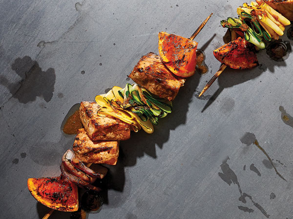 Marinated Swordfish Kabobs