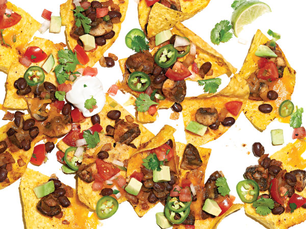 Loaded Veggie Nachos - Domestic Gothess