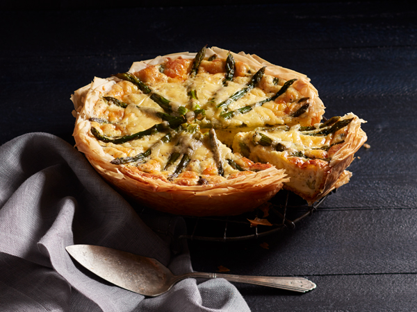 Asparagus and Havarti Quiche-image