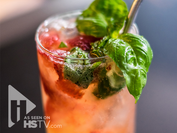 Basil Strawberry Cooler