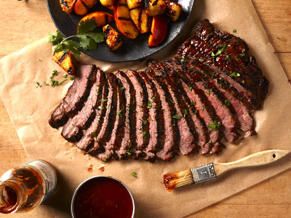 Grilled Marinated Flank Sandwiches