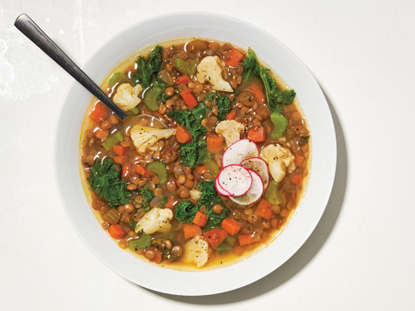 Lentil, Kale, and Cauliflower Soup | Hy-Vee