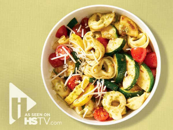 Stove-Top Pesto-Veggie Tortellini | Hy-Vee