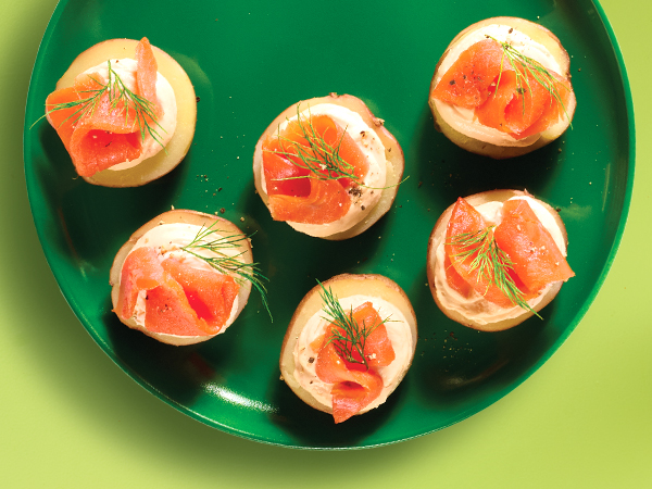 Smoked Salmon and Cream Cheese Bites - Dizzy Busy and Hungry!