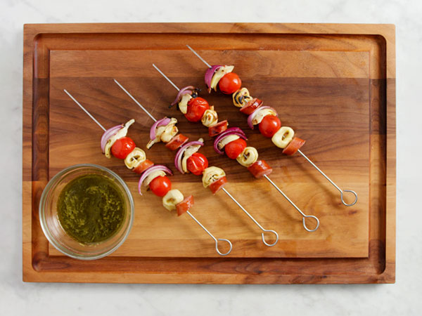 Quick & Easy Charcuterie Skewers - The Oregon Dietitian