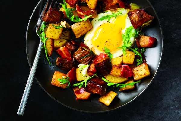 Garlic Steak-and-Potato Hash | Hy-Vee