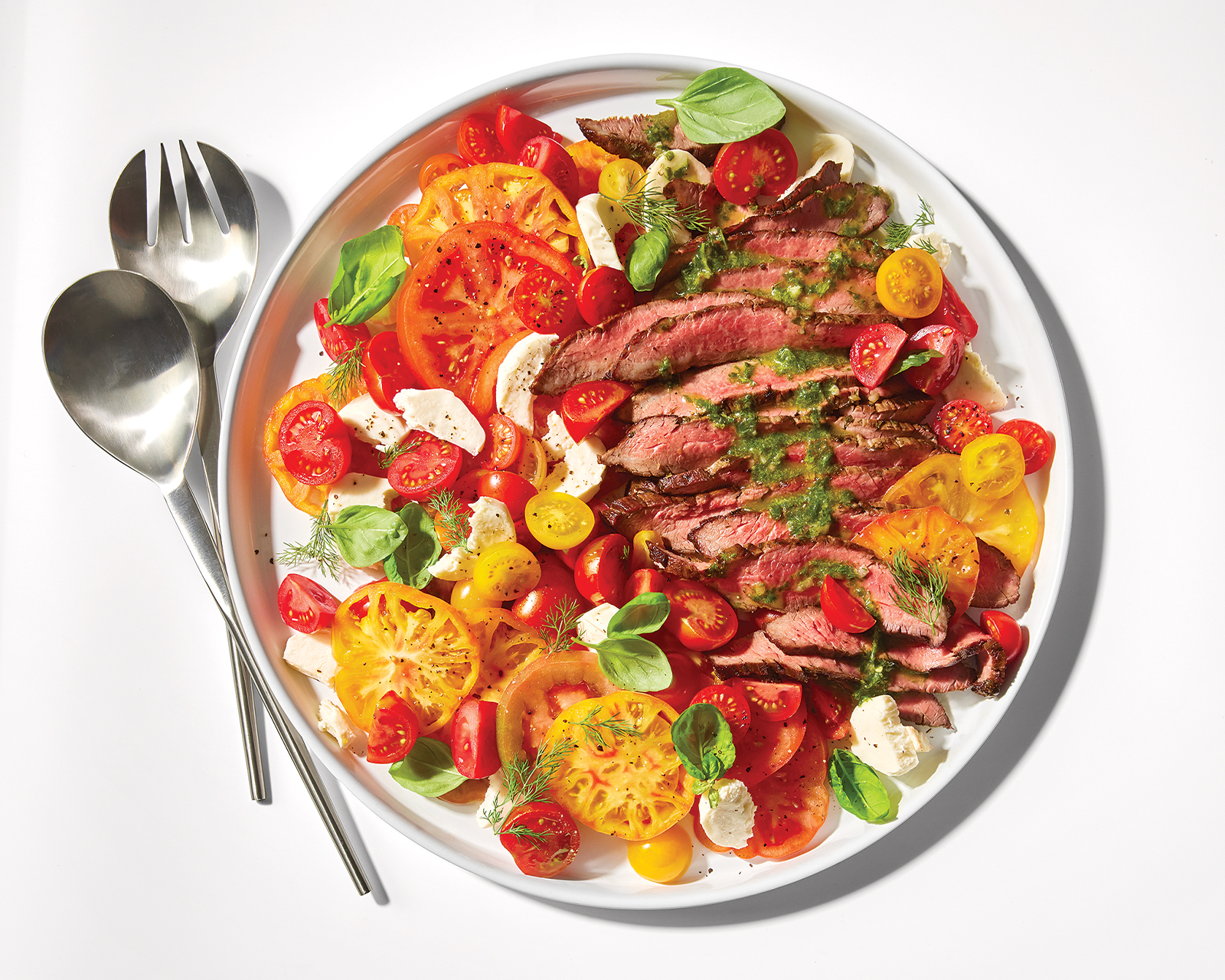 Fresh Herb-and-Tomato Steak Salad  |  Hy-Vee
