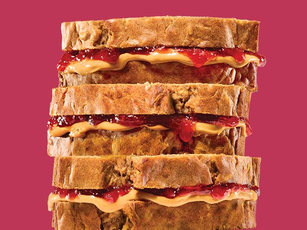 Toasted Pb And J Sandwich Hy Vee