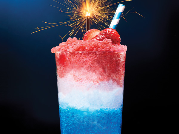 4th Of July Drink- Red, White And Blue Cocktail By Barillio