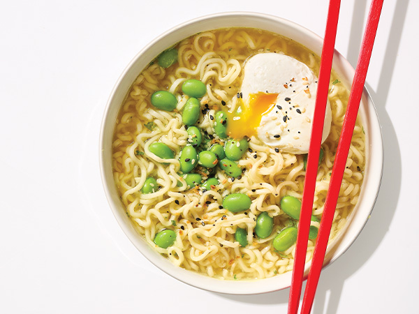 Everything Bagel Ramen with Poached Egg Hy Vee