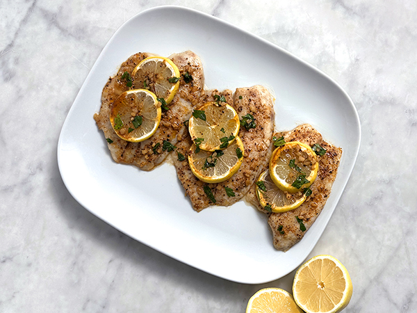 30-Minute Lemon and Garlic Tilapia  |  Hy-Vee