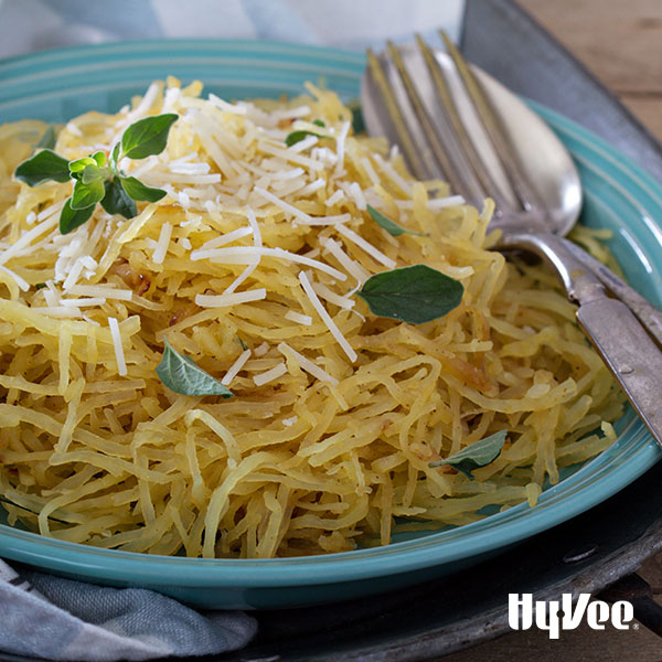 roasted spaghetti squash with herbs