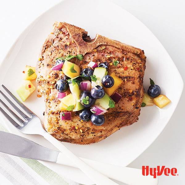 Bourbon Brined Pork Chops Hy Vee