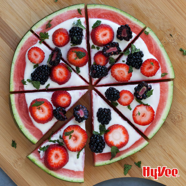 Watermelon Fruit Pizza From Seasons Hy Vee