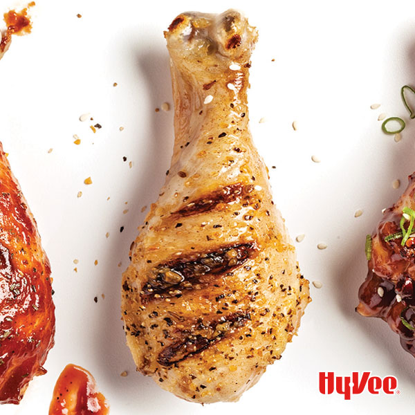 Lemon-Pepper Chicken Drumsticks Oven Recipe  |  Hy-Vee